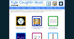 Desktop Screenshot of kylecoughlinmusic.com